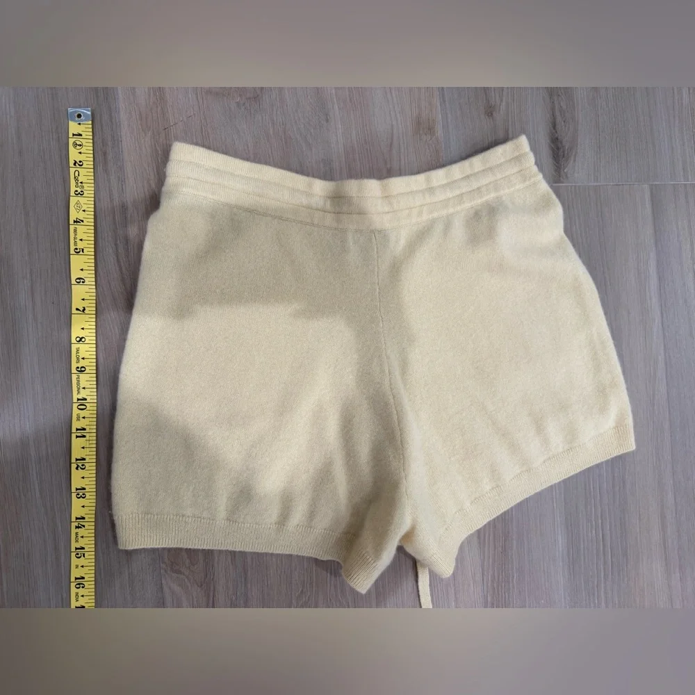INTERMIX High Waist Tan Women's Shorts - Picture 7 of 11